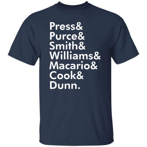 Press And Purce And Smith And Williams Shirt, long Sleeve, hoodie