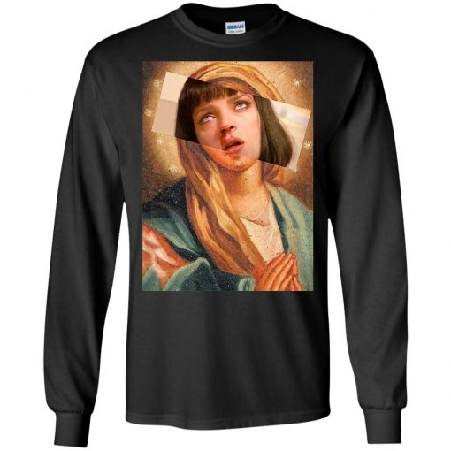 Pulp Fiction Virgin Mary Mia Wallace shirt