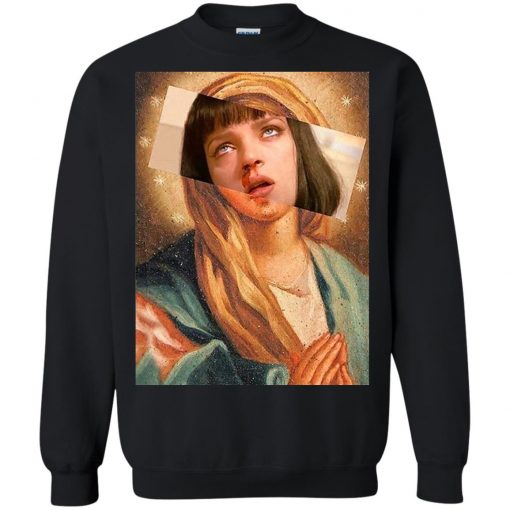 Pulp Fiction Virgin Mary Mia Wallace shirt