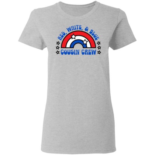 Red White And Blue Cousin Crew 4th Of July Shirt, long Sleeve, hoodie