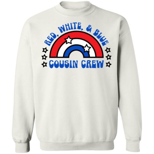 Red White And Blue Cousin Crew 4th Of July Shirt, long Sleeve, hoodie