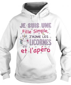 Unicorn Je Suis Une Fille Simple Jaime Les Licornes Et Lapro Shirt1