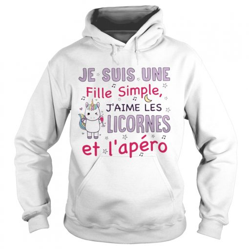 Unicorn Je Suis Une Fille Simple Jaime Les Licornes Et Lapro Shirt1