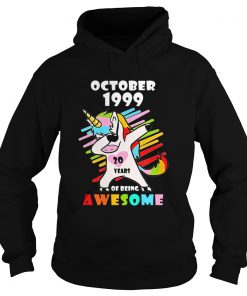 Unicorn October 1999 20 years of being awesome shirt