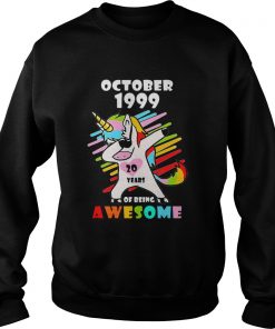 Unicorn October 1999 20 years of being awesome shirt