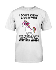 Unicorns I Don't Know About You Classic T-Shirt, long Sleeve, hoodie