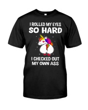 Unicorns I Rolled My Eyes So Hard Hooded Sweat T-shirt, long Sleeve, hoodie