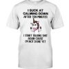 Unicorns I Suck At Calming Down Classic T-Shirt, long Sleeve, hoodie