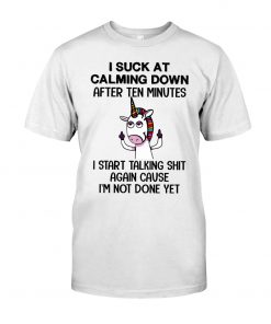 Unicorns I Suck At Calming Down Classic T-Shirt, long Sleeve, hoodie