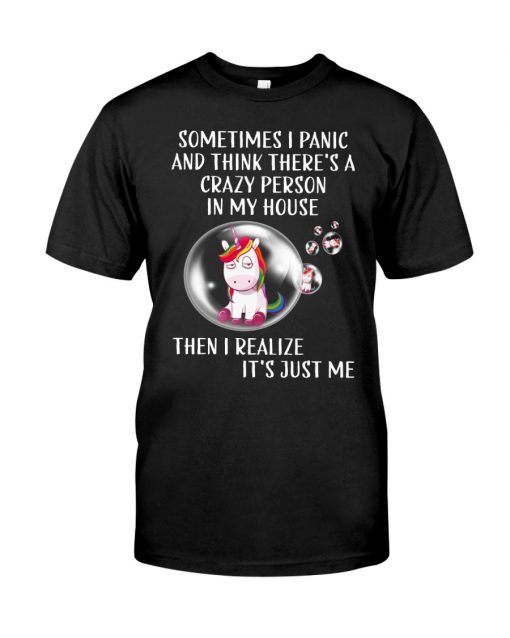 Unicorns Sometimes I Panic Classic T-Shirt, long Sleeve, hoodie