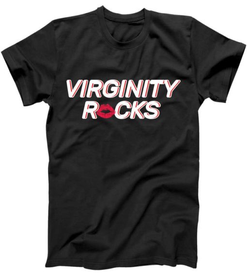 Virginity Rock black kiss T-Shirt, long Sleeve, hoodie