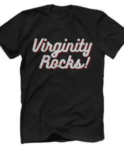 Virginity Rock black T-Shirt, long Sleeve, hoodie