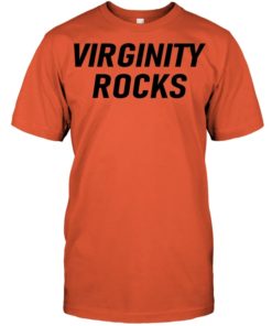 Virginity Rock orange T-Shirt, long Sleeve, hoodie