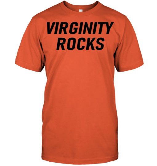 Virginity Rock orange T-Shirt, long Sleeve, hoodie