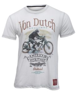 Von Dutch mens heritage motorcycle crew T-shirt, long Sleeve, hoodie