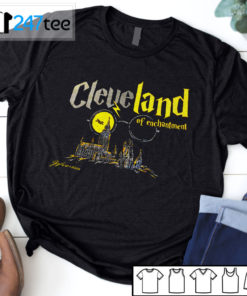 Cleveland of enchantment mid night moon Shirt, Hoodie