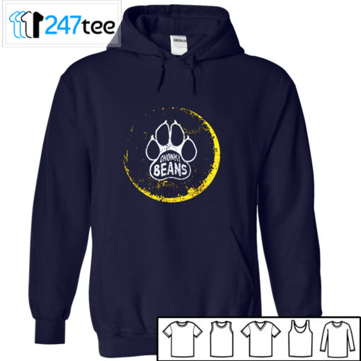 Chonke Beans official wolf conservation foot print Shirt, Hoodie