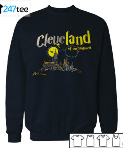 Cleveland of enchantment mid night moon Shirt, Hoodie