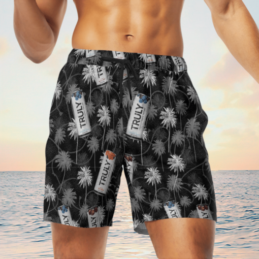 Truly Hard Seltzer Hawaiian Shirts Beach Short