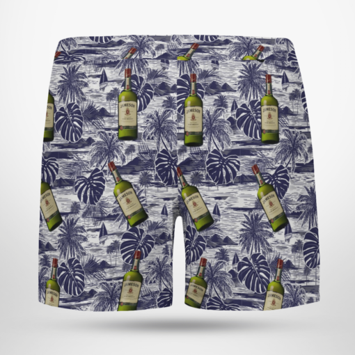 Jameson Irish Whiskey Hawaiian Shirts Beach Short