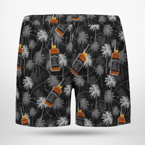 Jack Daniels Tennessee Hawaiian Shirts Beach Short