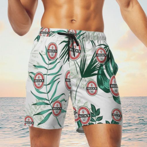 Beck's Brewery Beer Hawaiian Shirts, Beach Short