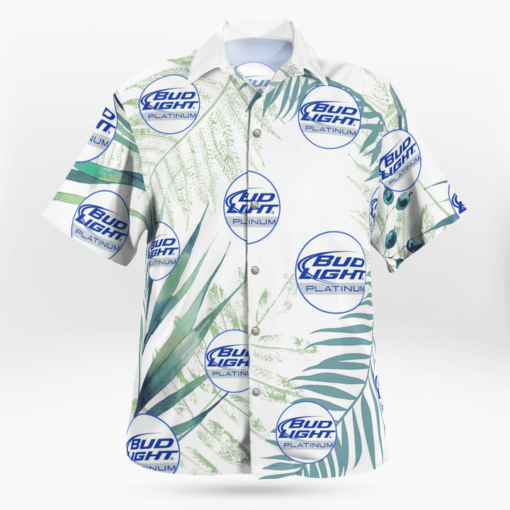Bud Light Platinum Beer Hawaiian Shirts, Beach Short