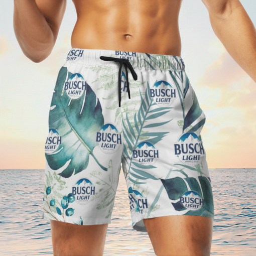 Busch Light Beer Hawaiian Shirts, Beach Short