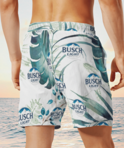 Busch Light Beer Hawaiian Shirts, Beach Short