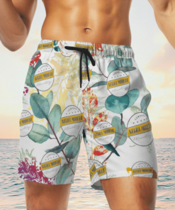 Modelo Negra Beer Hawaiian Shirts, Beach Short