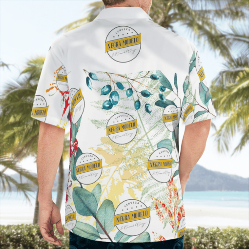 Modelo Negra Beer Hawaiian Shirts, Beach Short