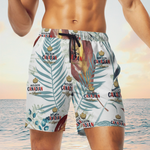 Molson Canadian Beer Hawaiian Shirts, Beach Short