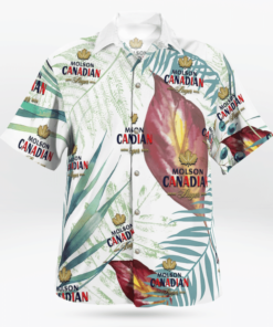 Molson Canadian Beer Hawaiian Shirts, Beach Short