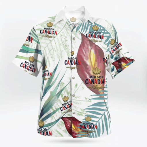 Molson Canadian Beer Hawaiian Shirts, Beach Short