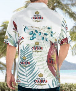 Molson Canadian Beer Hawaiian Shirts, Beach Short