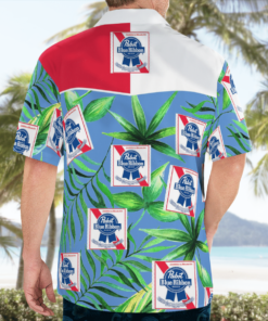 Pabst Blue Ribbon Beer Hawaiian Shirts, Beach Short