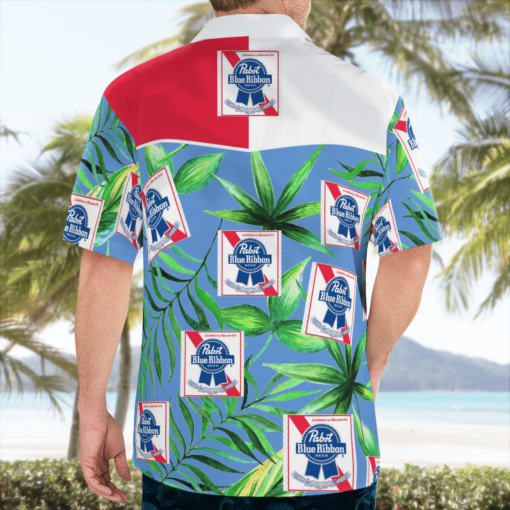 Pabst Blue Ribbon Beer Hawaiian Shirts, Beach Short