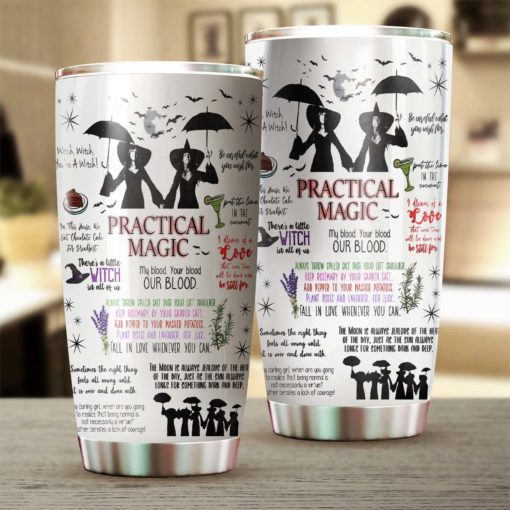 Practical Magic steel Tumbler 20oz 30oz