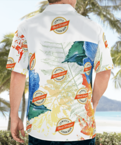 Red Stripe Beer Hawaiian Shirts, Beach Short