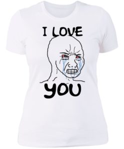 Simp I Love You Crying Wojak Meme T-shirt, Long Sleeve, Hoodie