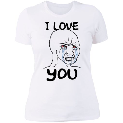 Simp I Love You Crying Wojak Meme T-shirt, Long Sleeve, Hoodie