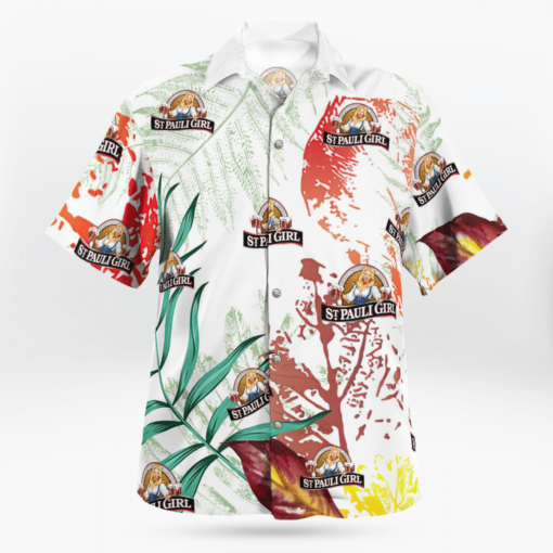 We are proud to introduce the St Pauli Girl Beer Hawaiian shirt, featuring a colorful print of tropical Flamingos and palm trees, as well as one of our favorite beer brands front and center. › St Pauli Girl Beer Hawaiian shirts, beach short are available at Bumwear.com. "St. Pauli Girl: Für eine This novelty shirt features "St Pauli Girl Beer" in Hawaiian on the front and on the back, "Honolulu" in comic sans font contains a picture of a girl holding a beer If you're looking for a shirt to go with your beach shorts, then this is the one! St. Pauli Girl beer brings fun and relaxation to the islands, as well as beautiful beaches and sunshine! This Hawaiian design showcases the classic logo of St. Pauli Girl beer in bright colors on a background of palm trees and surfboards. The Box Package Includes: St. Pauli Girl Hawaiian shirt, Beach shorts, 2 pairs of palm leaf sunglasses, Extra large chest Hawaiian shirt and Beach Shorts, and a 6 pack can cooler with extra cans of St. Pauli Girl beer. Come experience the tropics in one of our special Box Packages. These are made with style in mind. Over 20-years in the making, we teamed up with our friends at St Pauli Girl beer to create this unique line of shirts. Wear the traditional Hawaiian attire in a new way with this casual short sleeved shirt. A true St. Pauli Girl, who loves beer, Hawaiian shirts, and freedom. Don't be fooled by imitations, show your support of classic German culture with authentic Shirts from St. Pauli Girl.