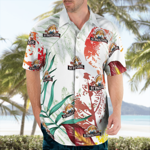 We are proud to introduce the St Pauli Girl Beer Hawaiian shirt, featuring a colorful print of tropical Flamingos and palm trees, as well as one of our favorite beer brands front and center. › St Pauli Girl Beer Hawaiian shirts, beach short are available at Bumwear.com. "St. Pauli Girl: Für eine This novelty shirt features "St Pauli Girl Beer" in Hawaiian on the front and on the back, "Honolulu" in comic sans font contains a picture of a girl holding a beer If you're looking for a shirt to go with your beach shorts, then this is the one! St. Pauli Girl beer brings fun and relaxation to the islands, as well as beautiful beaches and sunshine! This Hawaiian design showcases the classic logo of St. Pauli Girl beer in bright colors on a background of palm trees and surfboards. The Box Package Includes: St. Pauli Girl Hawaiian shirt, Beach shorts, 2 pairs of palm leaf sunglasses, Extra large chest Hawaiian shirt and Beach Shorts, and a 6 pack can cooler with extra cans of St. Pauli Girl beer. Come experience the tropics in one of our special Box Packages. These are made with style in mind. Over 20-years in the making, we teamed up with our friends at St Pauli Girl beer to create this unique line of shirts. Wear the traditional Hawaiian attire in a new way with this casual short sleeved shirt. A true St. Pauli Girl, who loves beer, Hawaiian shirts, and freedom. Don't be fooled by imitations, show your support of classic German culture with authentic Shirts from St. Pauli Girl.