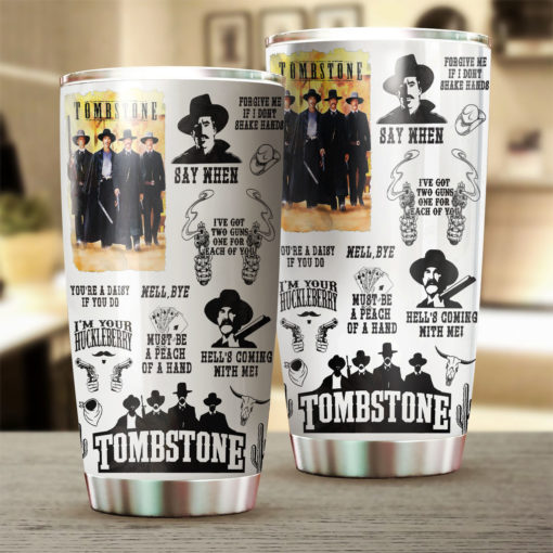 Tombstone steel Tumbler 20oz 30oz