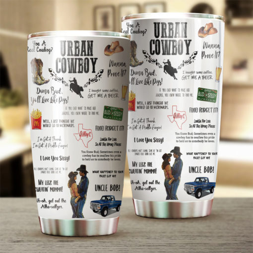 Urban Cowboy steel Tumbler 20oz 30oz