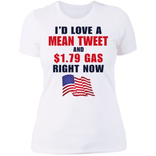 I’d love a mean tweet and $1.79 gas right now shirt