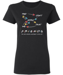 They Don’t Know We That Friends The One Where Everybody Finds Out Shirt