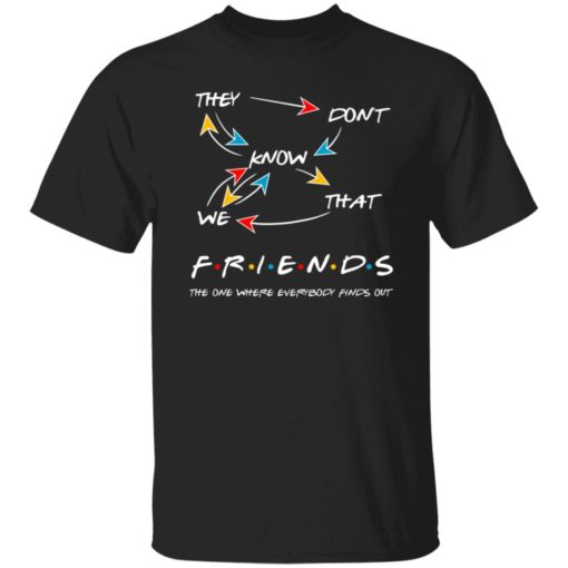 They Don’t Know We That Friends The One Where Everybody Finds Out Shirt