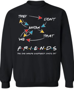 They Don’t Know We That Friends The One Where Everybody Finds Out Shirt