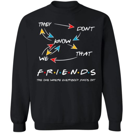 They Don’t Know We That Friends The One Where Everybody Finds Out Shirt